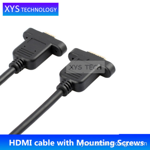 2014 Hot Selling Factory Price High Quality HDMI cable with Mounting screws/